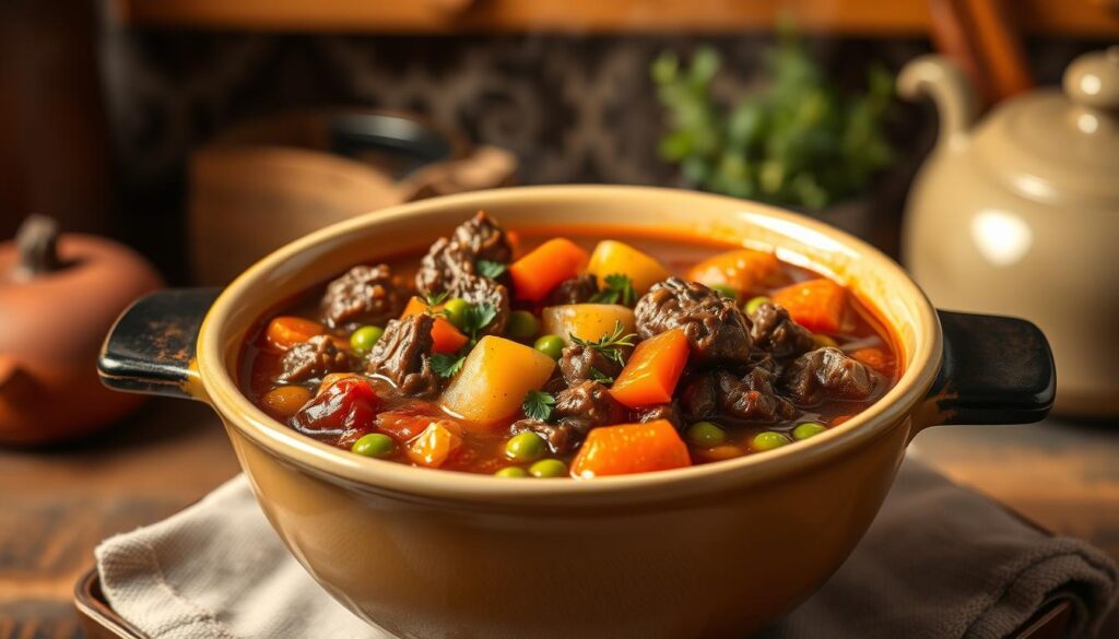 Hearty Crockpot Beef Stew with Tender Vegetables