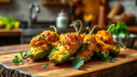 Easy Stuffed Jalapeño Poppers Ready in 30 Minutes