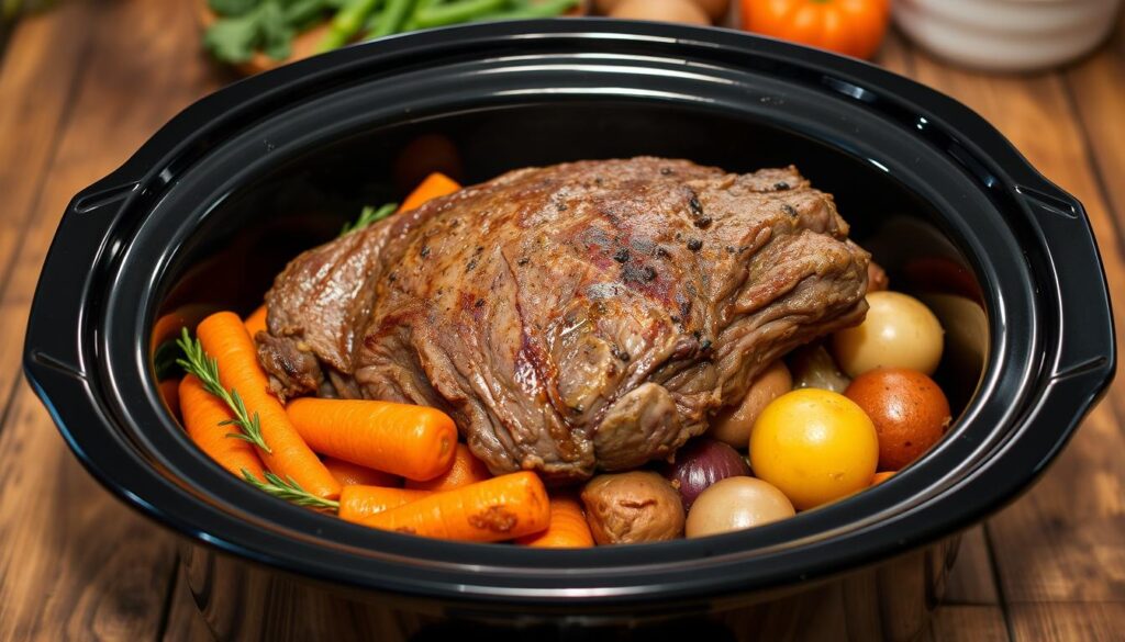 The Best Tender Slow Cooker Pot Roast with Vegetables