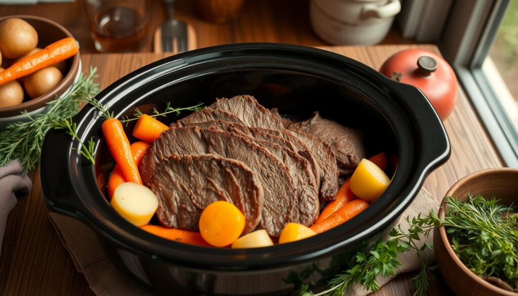 The Best Tender Slow Cooker Pot Roast with Vegetables