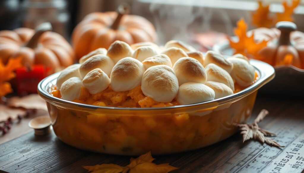 Sweet Potato Casserole with Marshmallow Topping