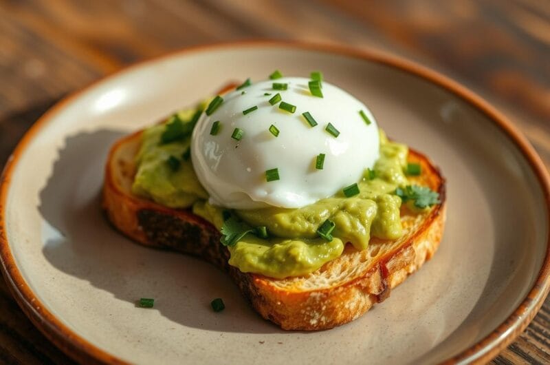 The Best Damn Avocado Toast with Poached Egg and Herbs