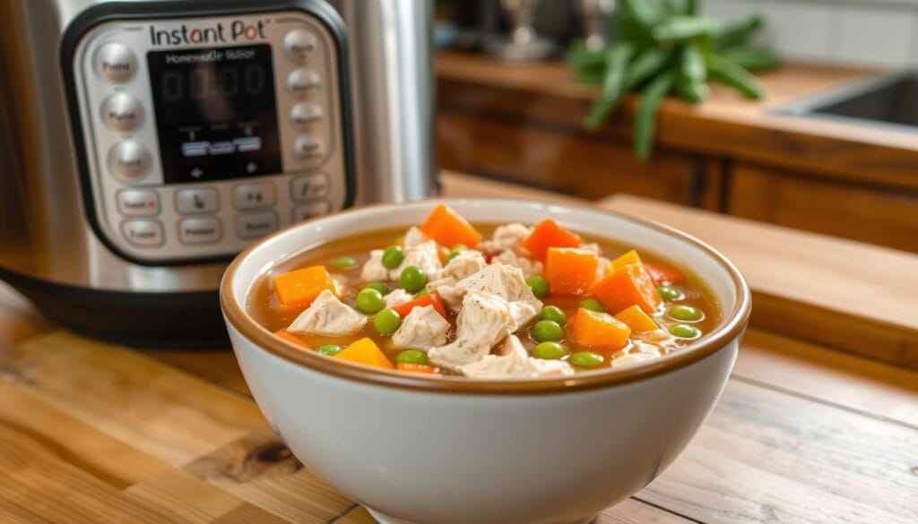 Homemade Instant Pot Chicken Soup with Vegetables