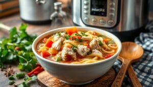 Homemade Instant Pot Chicken Soup with Vegetables