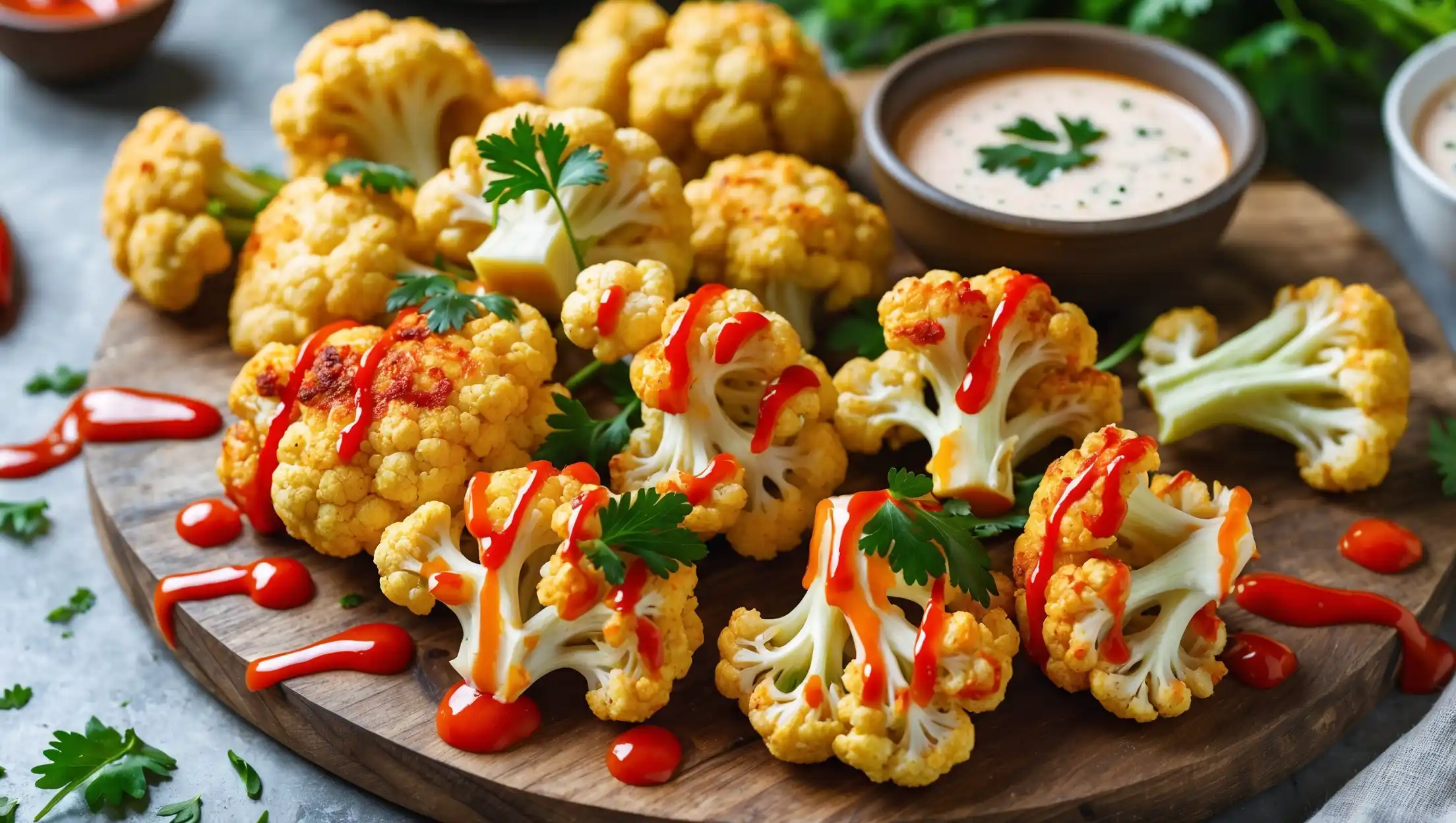 Homemade Air Fryer Cauliflower Wings Recipe