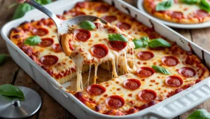 Pizza Casserole – Easy Weeknight Dinner Idea