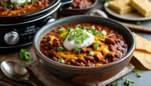 Slow Cooker Chili Recipe