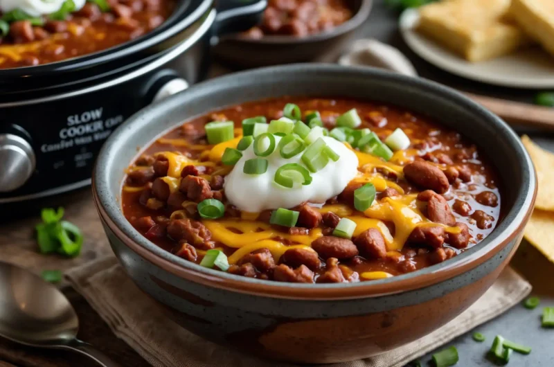 Slow Cooker Chili Recipe