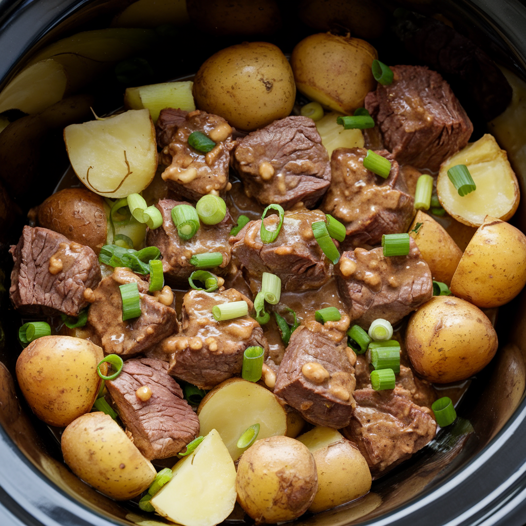 Crock Pot Steak and Potatoes