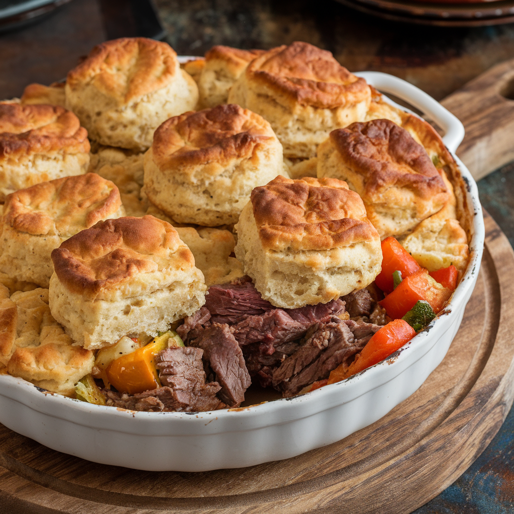 Cheddar Bay Ground Beef Cobbler Recipe