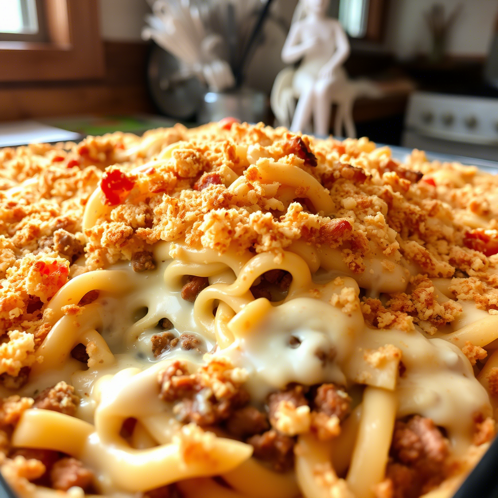 Sour Cream Beef Noodle Casserole