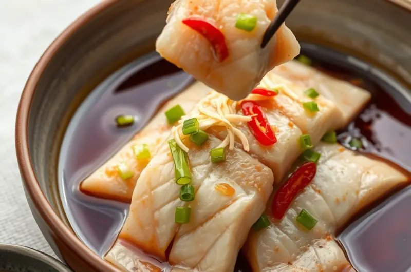 Steamed Soy and Ginger Fish Recipe