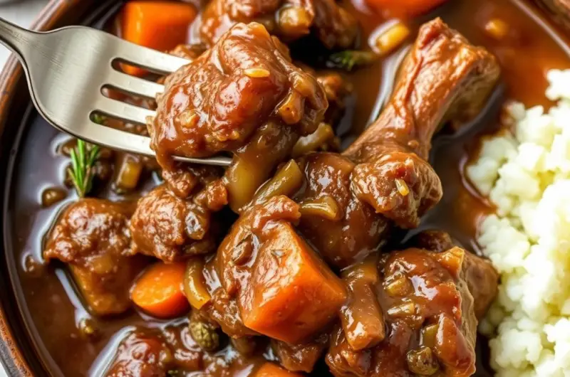 Southern Slow Cooker Oxtails Recipe