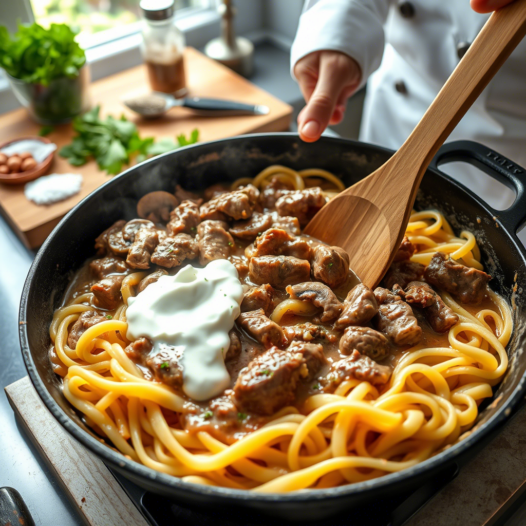 Classic Beef Stroganoff