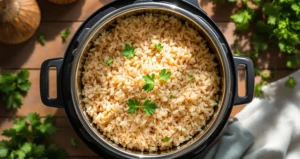 perfect brown rice in the Instant Pot