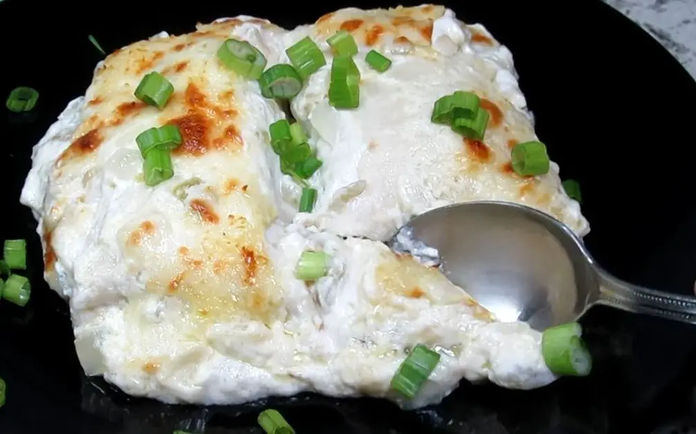 Creamy Chicken Enchiladas