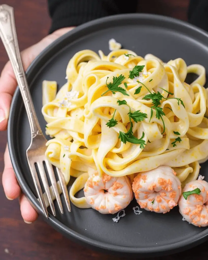 Creamy Shrimp Alfredo Pasta Recipe